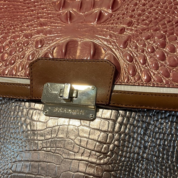 Brahmin Brinley Satchel/Shoulder Bag in Sandshell Varadero - Picture 3 of 10